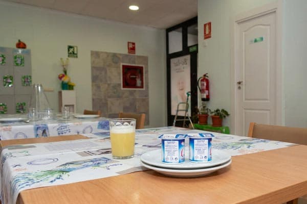 Comedor del centro de día Bo-Lar para mayores en Vigo