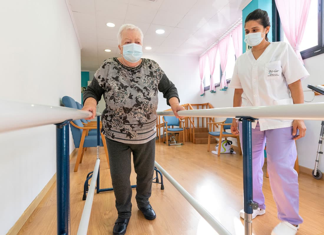 Gimnasio en centro de día para mayores en Vigo